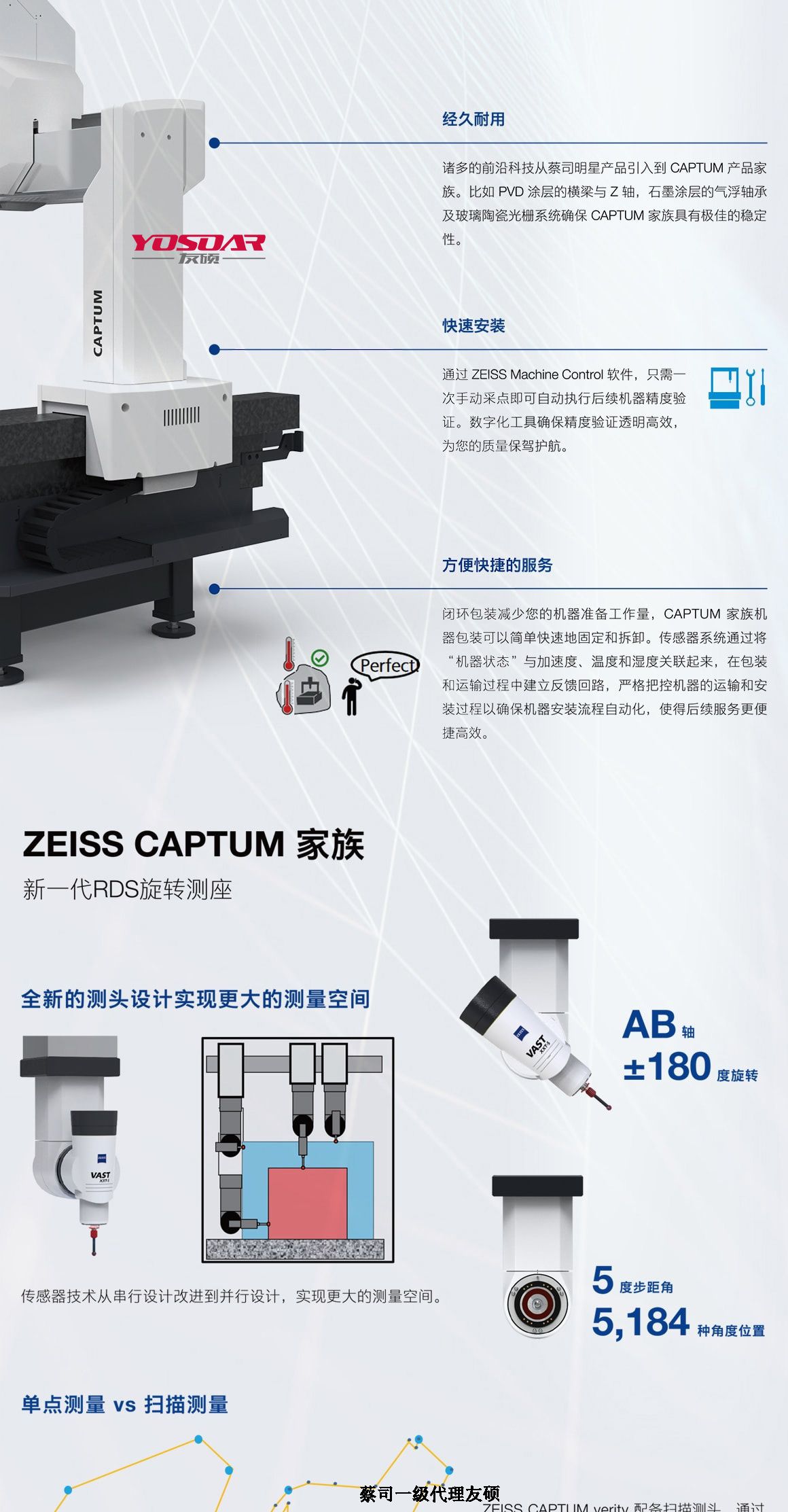 船营蔡司三坐标CAPTUM